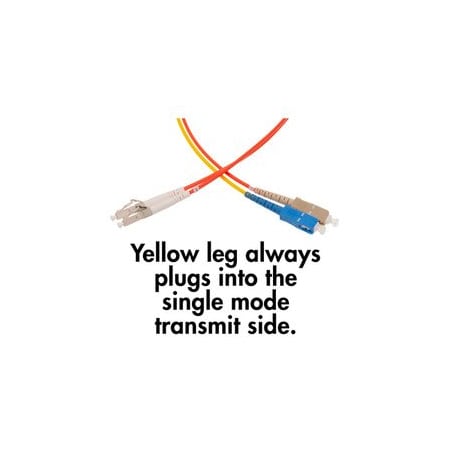 Cable Wholesale Mode Conditioning Cable SC / LC, OM1 Multimode, 62.5/125, 2 meter SCLC-12102